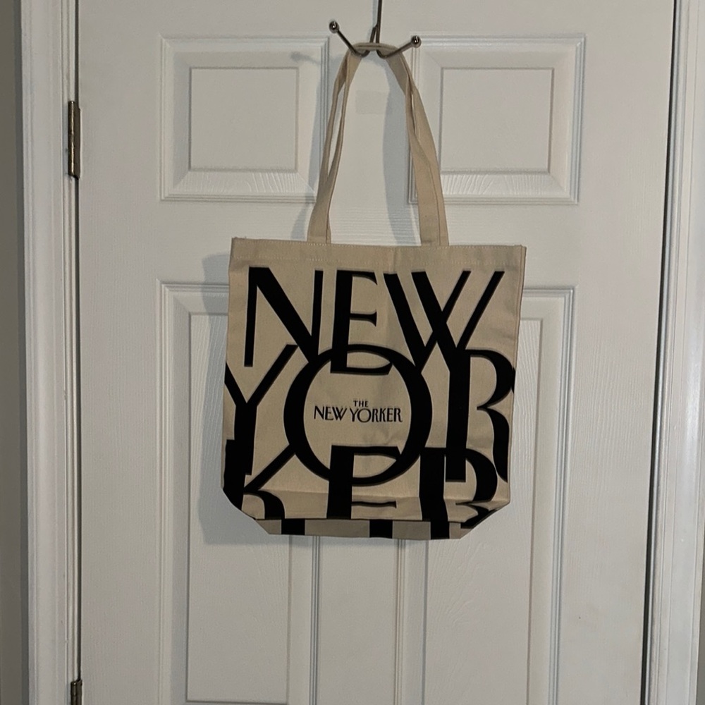 Tote Canvas Bag with Bold Design New without Tags